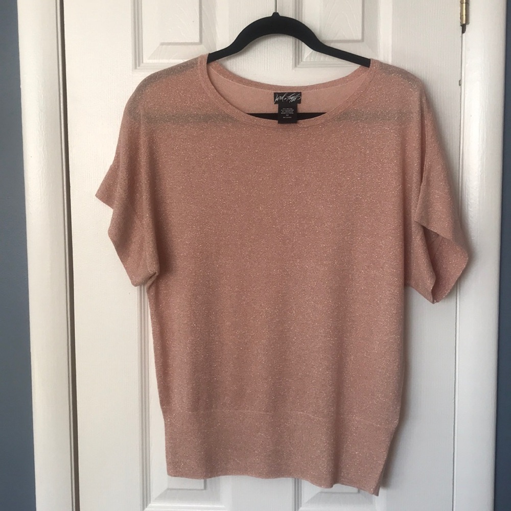 New Shimmery Rose Gold/Pink Top